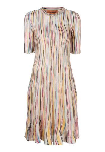 Missoni striped silk dress - Yellow