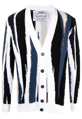 Missoni graphic-print buttoned cardigan - White