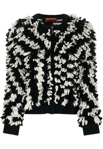 Missoni zip-fastening knitted cardigan - Black