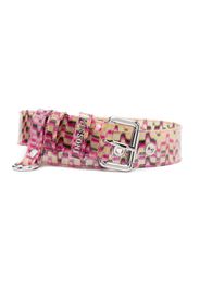 Missoni logo-plaque belt - Pink