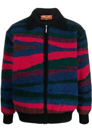 Missoni fleece-texture zip-fastening jacket - Black