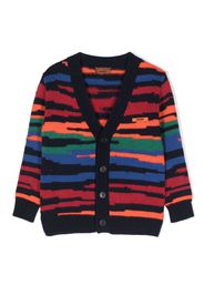 Missoni Kids V-neck graphic-print cardigan - Black