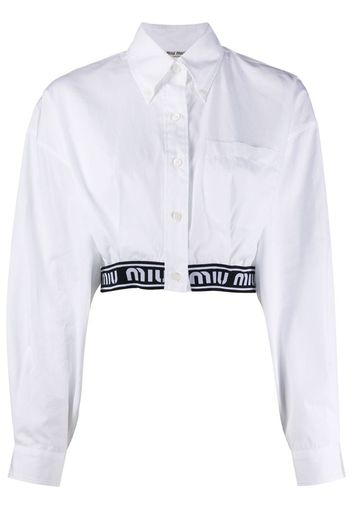 branded hem shirt