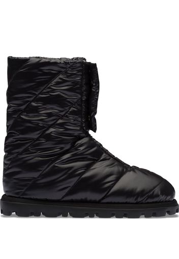 Miu Miu panelled ankle boots - Black