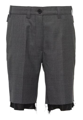 Miu Miu Grisaille tailored bermuda shorts - Grey