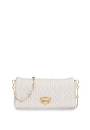 Miu crystal matelassé shoulder bag