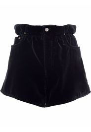 Miu Miu high-rise paperbag shorts - Black
