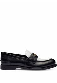 Miu Miu leather penny loafers - Black