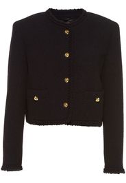 Miu Miu bouclé single-breasted jacket - Black