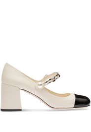 Miu Miu chain-strap Mary Jane pumps - Neutrals