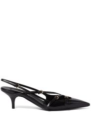 Miu Miu 55mm buckle-detail slingblack pumps