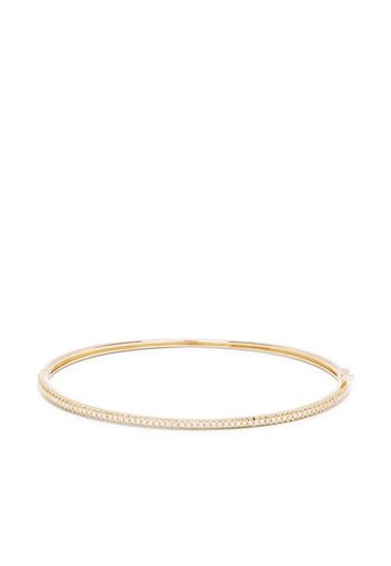 Mizuki 14kt yellow gold Sea of Beauty diamond bangle