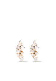 14kt yellow gold diamond Sea of Beauty stud earrings