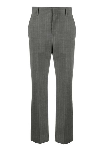 pinstripe-pattern tailored trousers