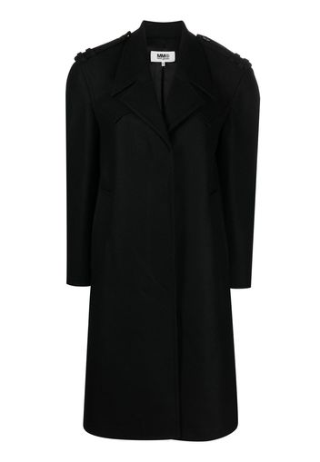 MM6 Maison Margiela single-breasted coat - Black