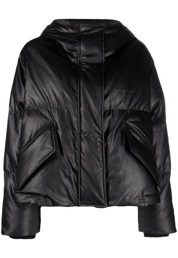 MM6 Maison Margiela padded funnel-neck jacket - Black