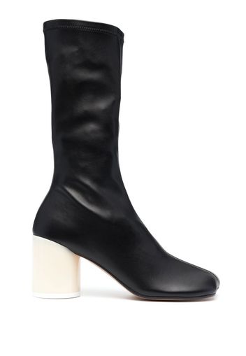 MM6 Maison Margiela block-heel 80mm boots - Black