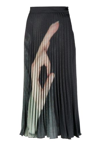 MM6 Maison Margiela high-waisted pleated skirt - Black