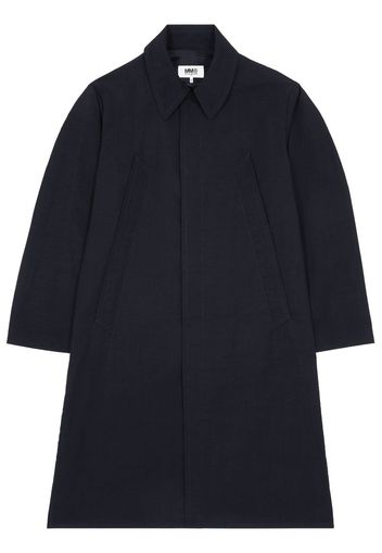 MM6 Maison Margiela button-up trench coat - Black