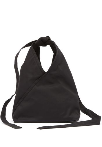 MM6 Maison Margiela knot-detail triangle handbag - Black