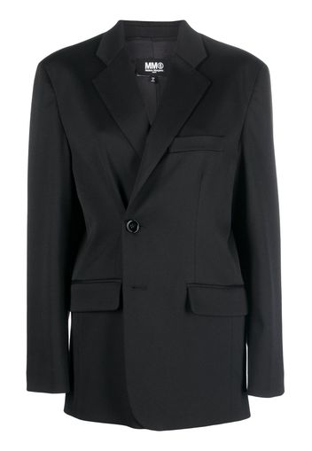 MM6 Maison Margiela asymmetric tailored blazer - Black