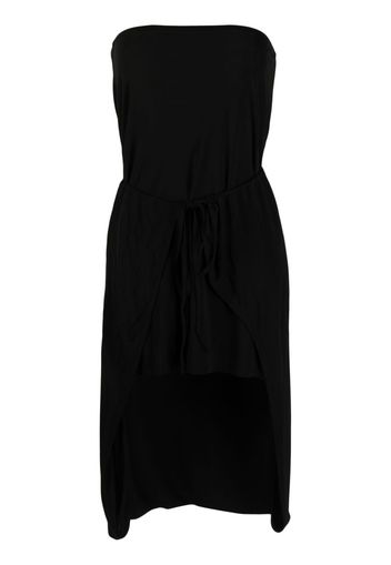 MM6 Maison Margiela layered-effect strapless dress - Black