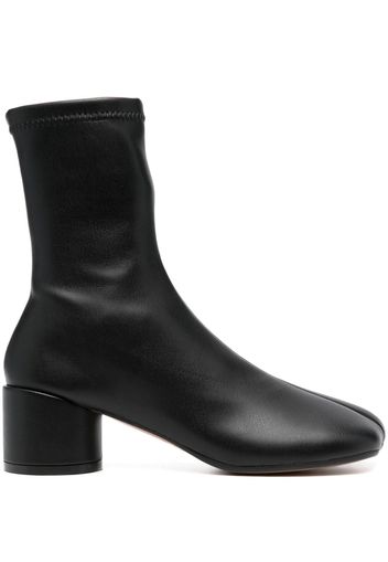 MM6 Maison Margiela Anatomic leather ankle boots - Black