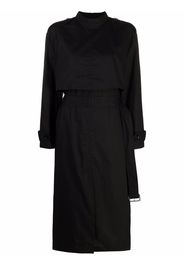 MM6 Maison Margiela Trench cotton midi dress - Black