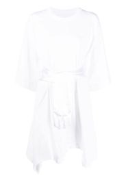 MM6 Maison Margiela asymmetric hem T-shirt dress - White