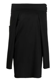 MM6 Maison Margiela off-shoulder mini dress - Black