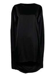 MM6 Maison Margiela cape-detail sleeveless dress - Black