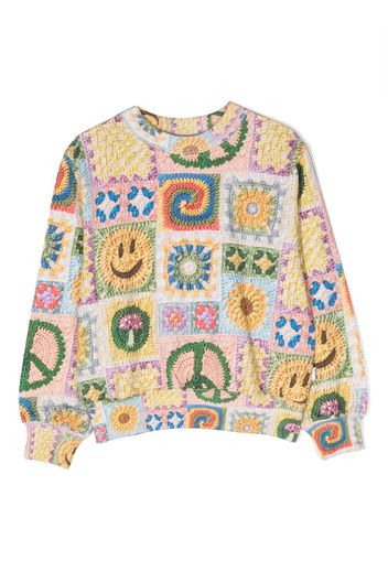 Molo Marge patchwork-design sweatshirt - Pink