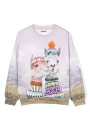 Molo Maxi graphic-print sweatshirt - Pink