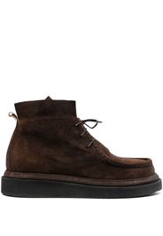 Moma Polacco lace-up suede boots - Brown