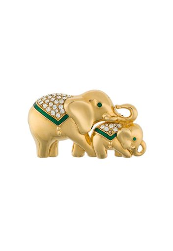 Monet Elephant Brooch