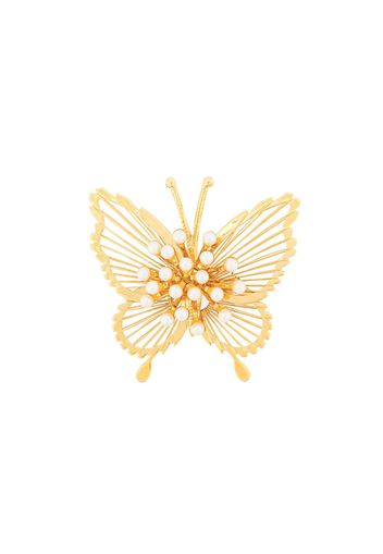 Monet Pre-Owned 1970's butterfly brooch - Gold