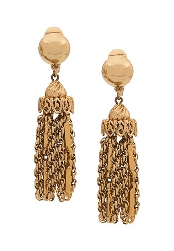 Monet Pre-Owned 1970s Monet tassel earrings - Gold