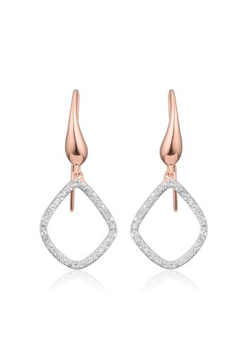 Monica Vinader Riva Diamond Kite earrings - Pink