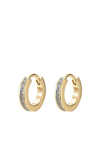 Monica Vinader skinny huggie hoop earrings - Gold