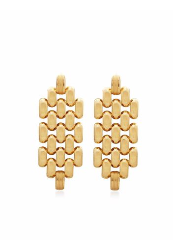 Monica Vinader Doina chain cocktail earrings - Gold