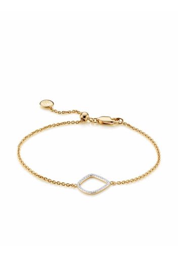 Monica Vinader Riva diamond kite chain bracelet - Gold