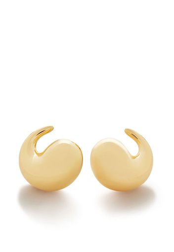 Monica Vinader Nura gold vermeil wrap earrings