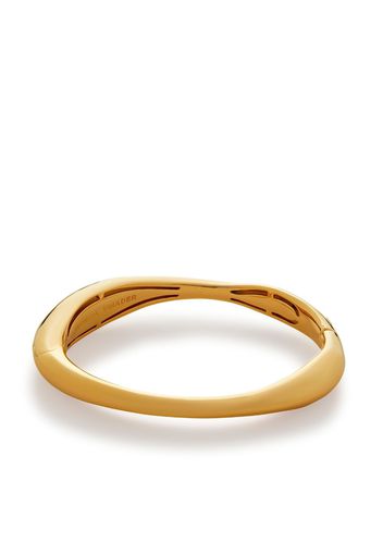 Monica Vinader Nura Reef wide bangle bracelet - Gold