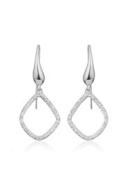 Monica Vinader Riva Diamond Kite earrings - Silver