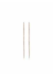 Monica Vinader Riva cocktail diamond hoop earrings - Gold