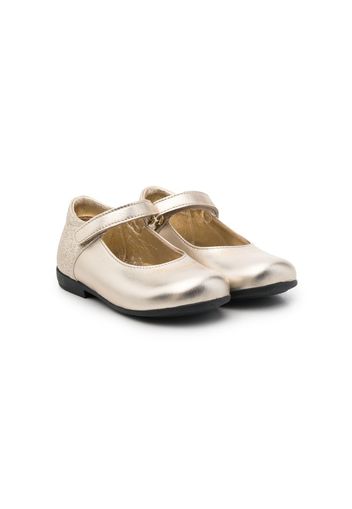 Monnalisa slip-on ballerina shoes - Gold