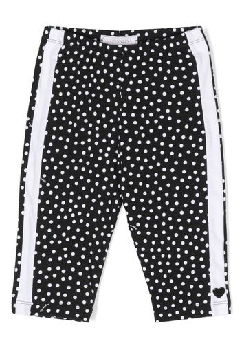 Monnalisa polka-dot print leggings - Black