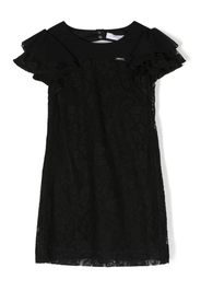 Monnalisa lace-layered dress - Black