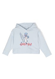 Monnalisa x Disney crystal-embellished hoodie - Blue