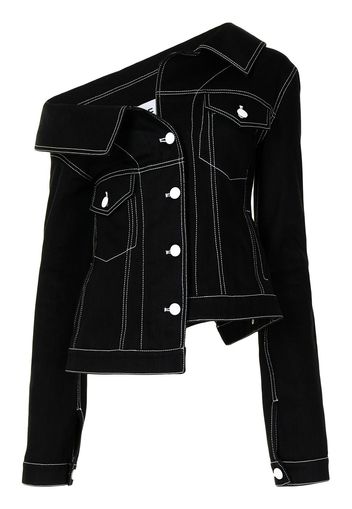 Monse asymmetric denim jacket - Black